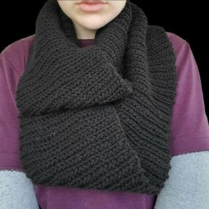 Hand Crocheted Infinity Scarf